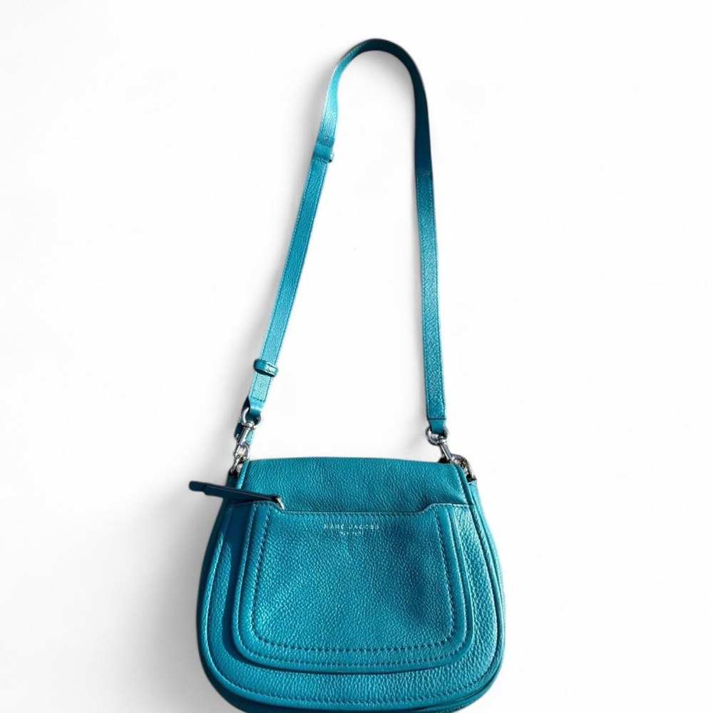 Marc Jacob’s Teal Empire City Messenger Bag